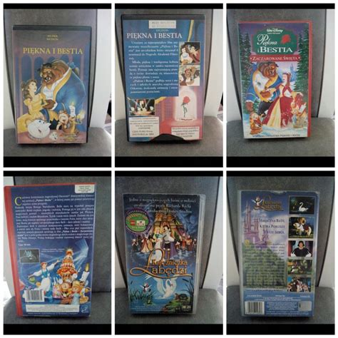 Kasety Vhs Z Bajkami Disney Zestaw Oficjalne Archiwum