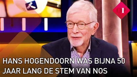 Hans Hogendoorn Was Bijna Jaar Lang De Stem Van Nos Met Het Oog Op