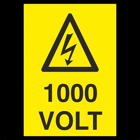 1000 Volt Uyarı Levhası Fiyat ve Özellikleri - Needion
