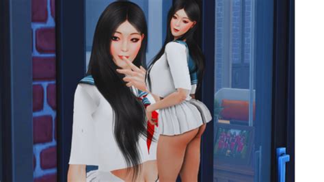 Japanese Cute Girl 🤍kohana🤍 The Sims 4 Sims Loverslab