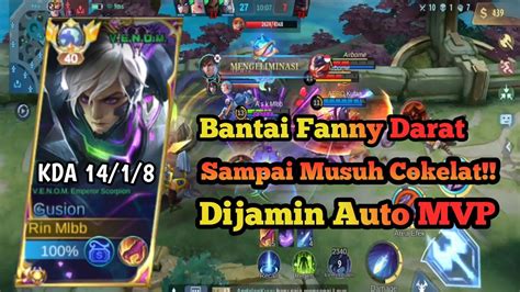 Gameplay Gusion Hyper Vs Fanny Bantai Musuh Sampai Cokelat Dijamin