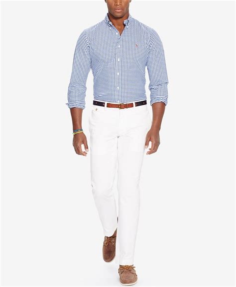 Polo Ralph Lauren Slim Fit Stretch Oxford Shirt And Reviews Casual