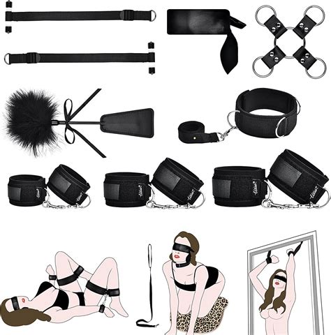 Us Pcs Bdsm Leather Bondage Sets Restraint Kits For Women