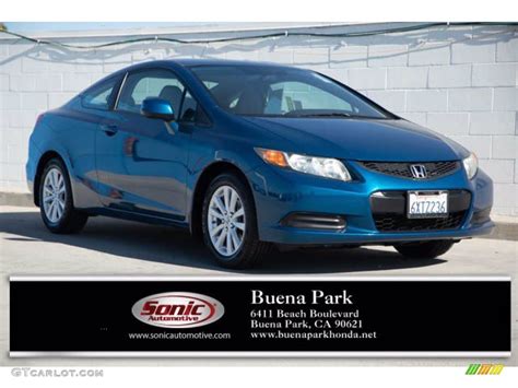 2012 Dyno Blue Pearl Honda Civic Ex Coupe 143067926 Photo 11 Car Color Galleries