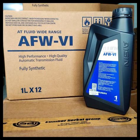 Jual Oli Aisin Afw Vi Dextron Auto Matic Transmisi Fully Synthetic