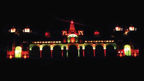 English Sound and Light Show at Mysore Palace from Jan. 2018 - Star of Mysore