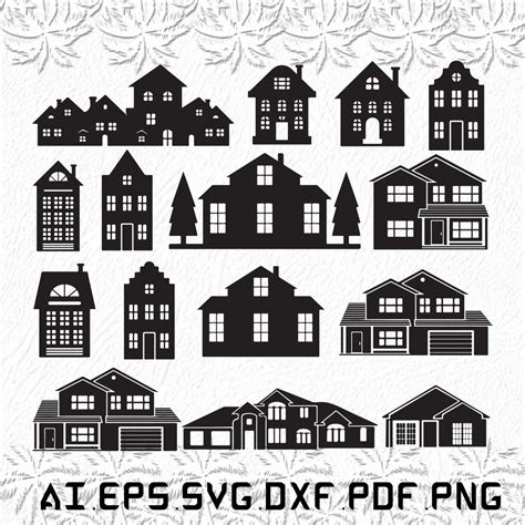 House Svg Home Svg Homes Svg Toh Laz Svg Ai Pdf Eps Svg Dxf