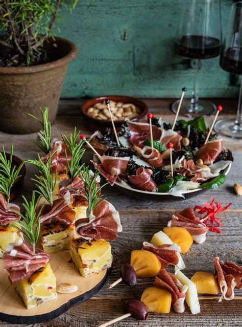 Festliche Tapas Mit Serrano Schinken Einfach Selbstgemacht