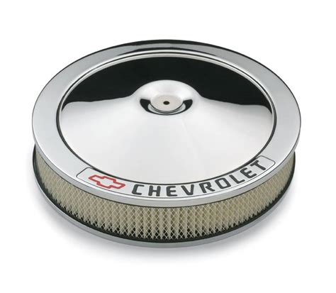 Proform Parts 141 906 14 Classic Round Chrome Air Cleaner With