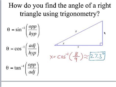 Trigonometry Triangle Angles