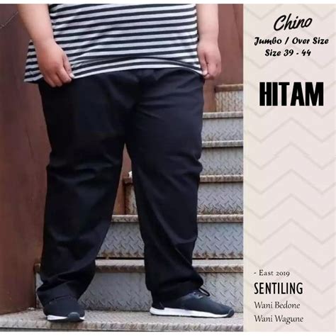 Jual Celana Panjang Pria Chino Big Size Super Jumbo Bahan Cino Melar