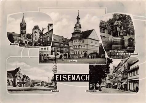 EISENACH WARTBURG Thüringen DDR Postkarte gelaufen 1964 EUR 1