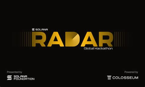 Announcing The Solana Radar Hackathon