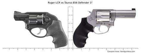 Ruger Lcr Vs Taurus Defender Size Comparison Handgun Hero