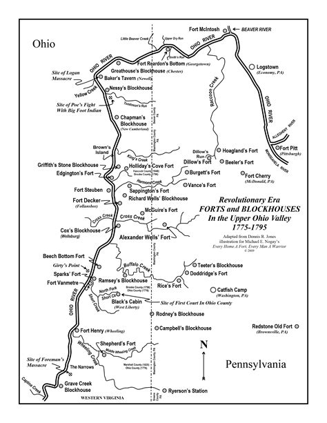 Revolutionary-Era Forts and Block Houses in Upper Ohio Valley