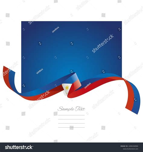 Philippines Flag Vector World Flags Ribbons Stock Vector (Royalty Free ...