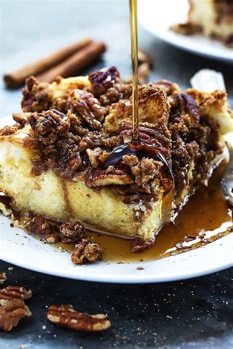 Overnight Cinnamon Pecan French Toast Casserole Creme De La Crumb