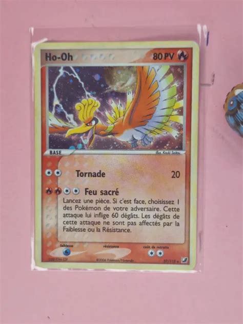 CARTE POKÉMON HO OH 27 115 Holo Forces Cachées Bloc EX Very Good EUR 15