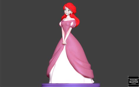 Disney Princess Ariel Human Pink Dress