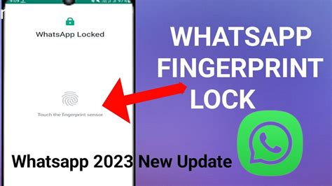 How To Use Whatsapp Fingerprint Lock On Android Whatsapp Fingerprint