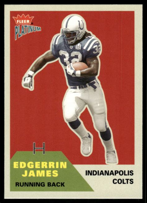 2002 Fleer Platinum 44 Edgerrin James For Sale Online EBay