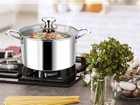 Lianyu 8qt 1810 Stainless Steel Soup Pot With Lid 8 Quart Stock Pot