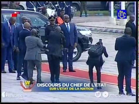 Discours Du Chef De L Etat Felix Tshisekedi Tshilombo Sur L Etat De La