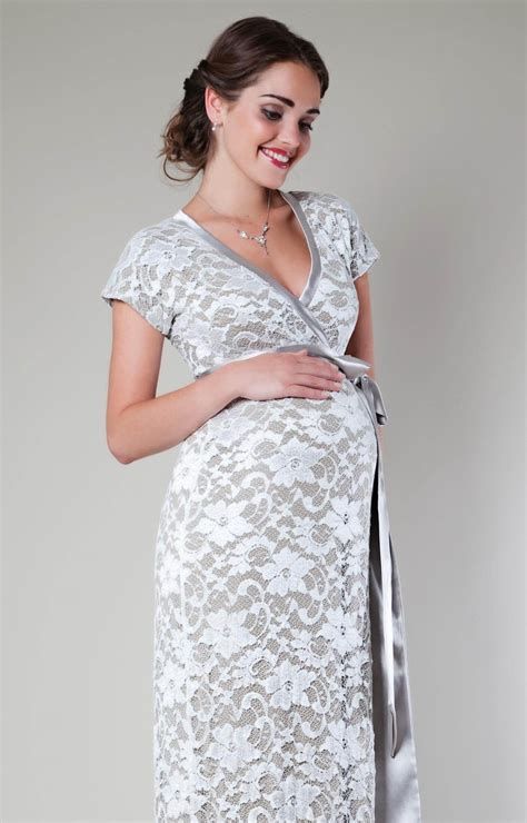 Grace Lace Maternity Dress Long Ivory Maternity Wedding Dresses