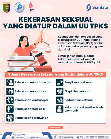 Kekerasan Seksual Yang Diatur Dalam UU TPKS PPID Provinsi Lampung