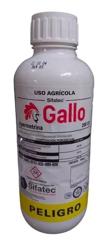 Cipermetrina 950 Ml Gallo 200 Ce Sifatec Insecticida Acarici MercadoLibre