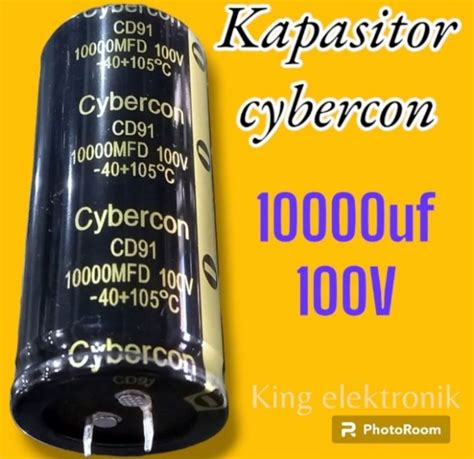 Kapasitor Elco Uf V Cybercon Harga Satuan Lazada Indonesia