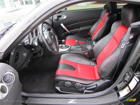 NISMO Black/Red Interior 2008 Nissan 350Z NISMO Coupe Photo #46340754 | GTCarLot.com