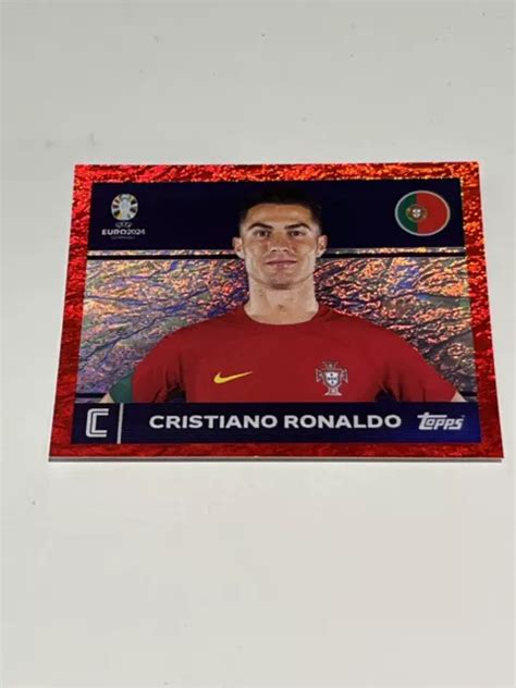 Topps Uefa Euro Sticker Swiss Edition Por Cristiano Ronaldo Eur