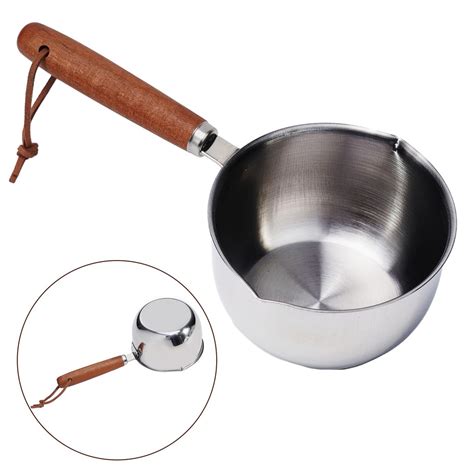 HOT SALE Stainless Steel Hot Oil Pan Hot Sauce Small Pot Cooking Butter Melting Pot Shopee
