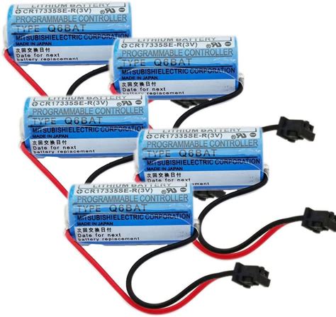 BAOBUTE 5 piezas 1800mAh CR17335SE R 3V Q6BAT PLC batería de litio para