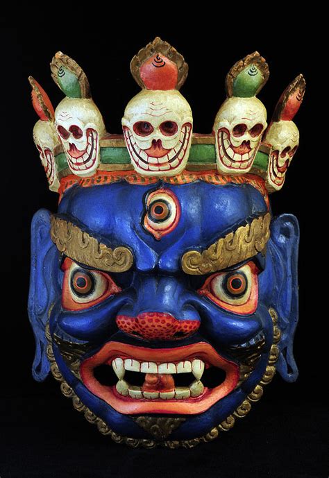 Sikkim Dance Mask, India by Theodore Clutter