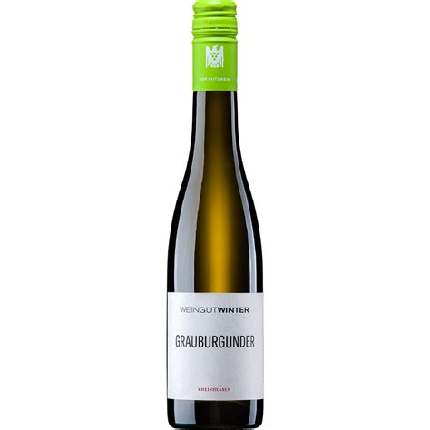 Stefan Winter 2021 Grauburgunder Vdpgutswein Halbe Flasche Trocken