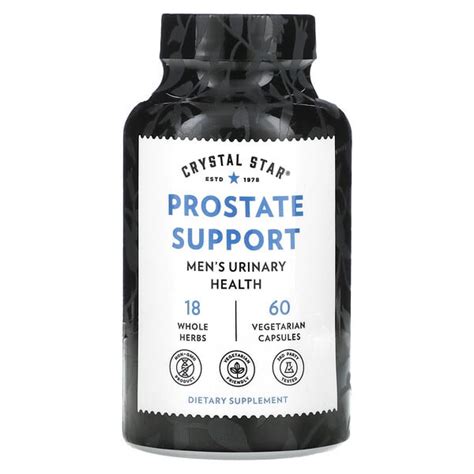 Crystal Star Prostate Support 60 Vegetarian Capsules