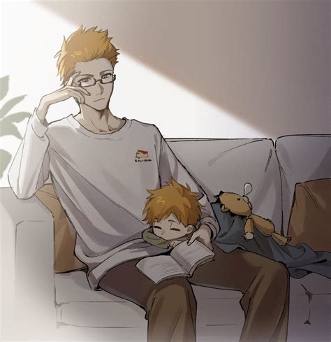 Daddy Ichigo And Son By Konetaa Rbleach