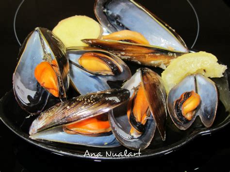 Deliciosos Mejillones Al Vapor Con Vino Blanco Y Jengibre Receta F Cil