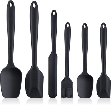 Spatulas Set Of Food Grade Silicone Spatulas Rubber Spatulas Heat