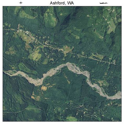 Aerial Photography Map of Ashford, WA Washington