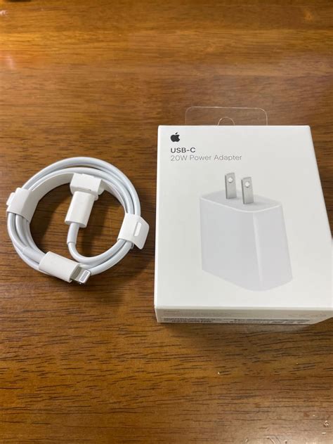 新品未使用 Apple純正 20w Usb C 電源アダプター Lightningケーブル｜paypayフリマ