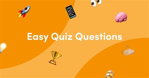 50 Easy Quiz Questions and Answers - Kwizzbit - Worksheets Library