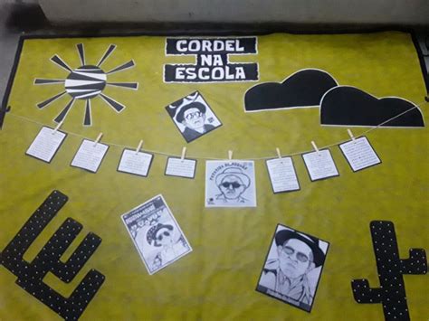 Painel Cordel Na Escola Escola Projeto Leitura Educa O Infantil