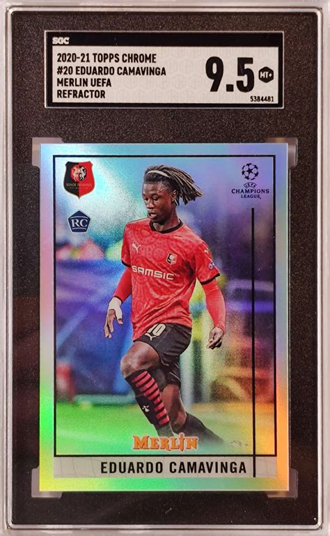 Topps Finest Eduardo Camavinga Gold R