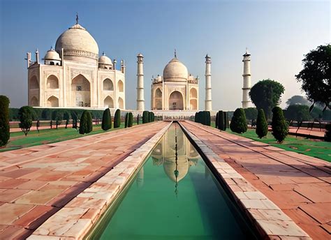 Premium AI Image | Taj mahal at agra