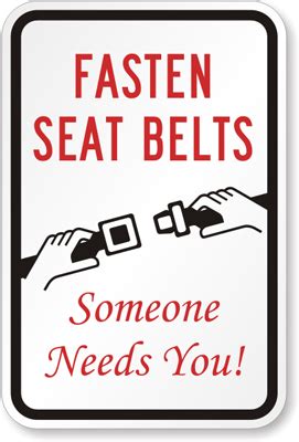 Machinery Seat Belts Sign Fasten Your Seat Belt Ubicaciondepersonas