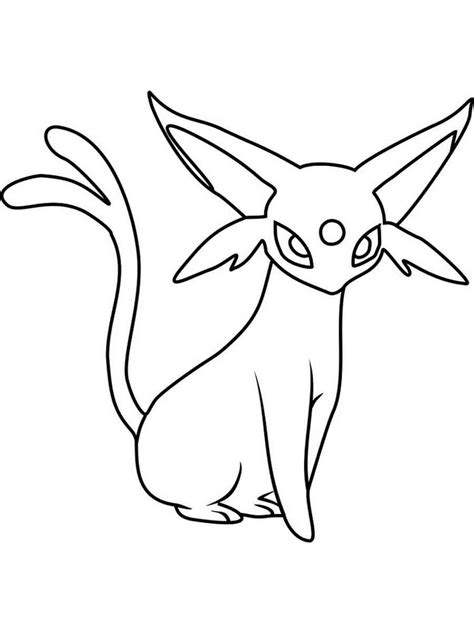 27+ Pokemon Espeon Coloring Pages - RidahMelael