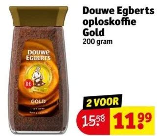 Douwe Egberts Canderel Zoetstof Oploskoffie Gold Aanbieding Bij Kruidvat